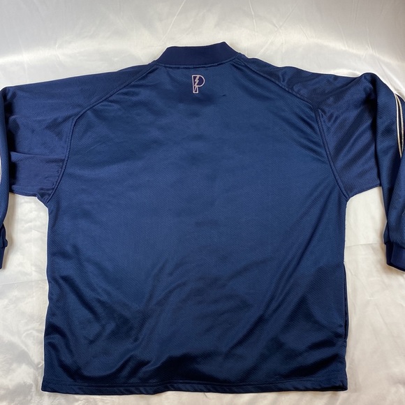 Vintage Pro Player Georgetown Navy Blue Mesh Button Athletic Jacket - Picture 13 of 16